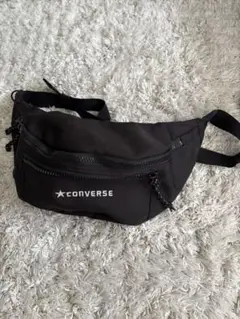 CONVERSE ブラック ファニーパック