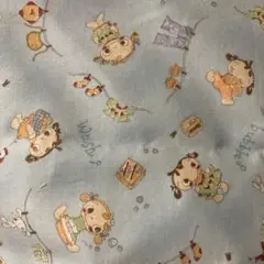 未使用品　ハギレ　ベリー＆ミント　110×50cm
