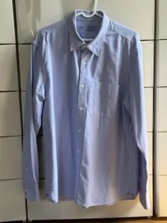 無印良品　ライトブルー XL 長袖シャツ