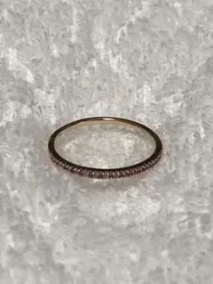 STARJEWELRY スタージュエリー K18 ハーフエタニティ リング