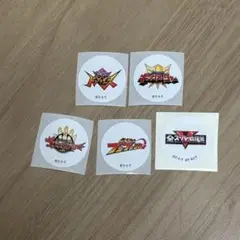 全スーパー戦隊展50周年 ボックスロールシール　5枚セット