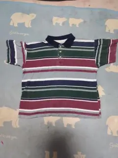 ストライプ ポロシャツ 10 ANNI