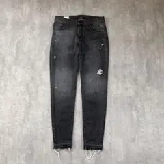 Z124【MMM134J】美品 ビッグジョン キャロットレッド デニム スミクロ