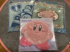 星のカービィ　そのまんまタオル　一番くじ　G賞　タオル　3点セット
