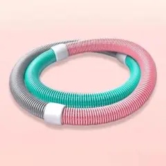 K カラフル フラフープ エクササイズ用 &お腹引き締めウエスト1500g