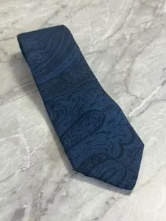ETRO Milano ネイビー ペイズリー柄 ネクタイ