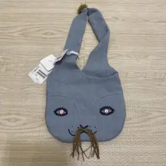 ミナペルホネン うさバッグ usa bag ブルー 小 スモール