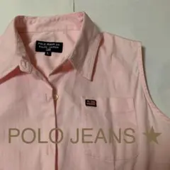 POLO JEANS ベビーピンク ワンピース( •ω- )☆