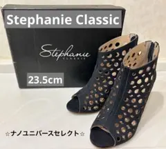 ナノユニバース / 本革 ステファニエクラシック ヒール サンダル