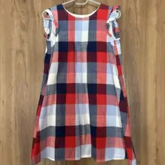 a.v.v ビッグチェックワンピース　150
