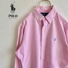◎RALPH LAUREN メンズ　長袖ボタンダウンシャツ　S D3X4