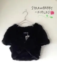 ストロベリーフィールズ ボレロ 毛皮 ラビットファー 伸縮性あり 新品 未使用
