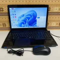 Y726 FujitsuノートパソコンSSDサクサクWindows11オフィス付