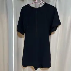 ZARA ブラックオールインワン サイズ5