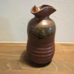 丹波焼　市野陶山 作　壺　種壺　花入れ 茶道具　茶器　花器　高さ　約20.1cm 丹波焼 市野陶山 作 壺 種壺 花入れ 茶道具 茶器 花器 高さ 約