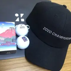2022 ZOZOチャンピオンシップ ゴルフキャップ ゴルフボールセット 非売品