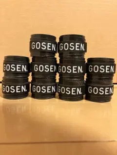 GOSEN グリップテープ 10個 黒色