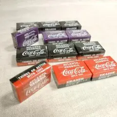 【未使用】コカコーラ 消しゴム 12個