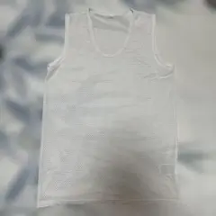 ホワイトメッシュタンクトップ Lサイズ