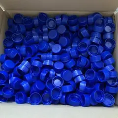 ペットボトルキャップ　500個超え　ブルー　無地