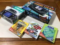 SEGA GAME GEAR 本体 + TVチューナーパック + ソフト３本