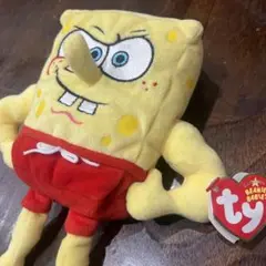 スポンジボブ　ぬいぐるみ　Ty ty spongebob Spongebob Ty スポンジボブ ぬいぐるみ - メルカリ