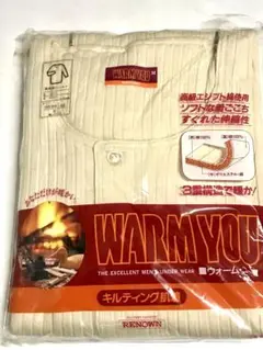 レナウン　3重構造キルティング　長袖面ニシャツ　Mサイズ　新品　★き9873