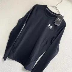 未使用　アンダーアーマー　長袖トレーニングシャツ　トップス　 M 黒