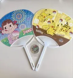 ポケモン×くら寿司他　うちわ2点セット