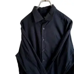 かっこいい　大人っぽい　EXPRESS 長袖シャツ　黒シャツ　ブラック　黒