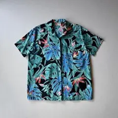 【USA製】Hilo Hattie ヒロハッティ アロハ リーフパターン