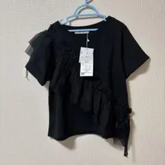 新品♡デザインフリルTシャツ M
