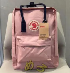 ピンク/ネイビー カンケンリュックサック バッグ フェールラーベン 16L 15