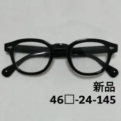 新品/メガネ/ウェリントン/黒縁