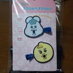 んぽちゃむ　アクリルヘアクリップ