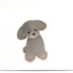 No.3312 色鉛筆画　デジタル絵画　「トイプードル」