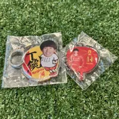名古屋グランパスＴ鯱アクリルキーホルダー＆うちわキーホルダー　14森島司