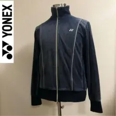 ヨネックス★ヒートカプセル ダブルジップ スエード ジャケット★ネイビー L