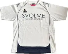 SVOLME スポーツシャツ ホワイト/ネイビー