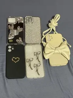 iPhone12miniケース スマホストラップ付き スマホケース