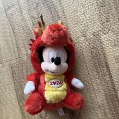 ミッキーマウス 辰年 ぬいぐるみ 2024年　ディズニーリゾート