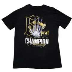 Chris Bumstead クリスバムステッド 6PEAT Tシャツ 黒