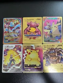 海外版　ポケモン　観賞用ゴールドプラスチックカード