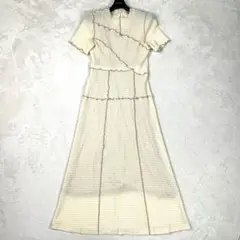 定番♡snidel メローデザインワンピース ベージュ 0 CanCam掲載