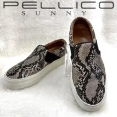 PELLICO SUNNY◆ スリッポンスニーカー パイソン柄