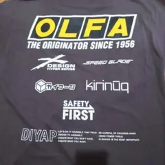 コラボＴシャツ　メンズ サイズＬ OLFA 色グレー　新品