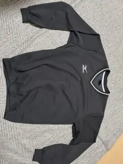 美品 Mizuno ブラック Vネック 長袖 トレーナー Mサイズ