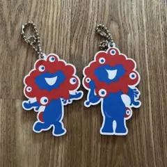 ミャクミャク　木製ボールチェーン　キーホルダー