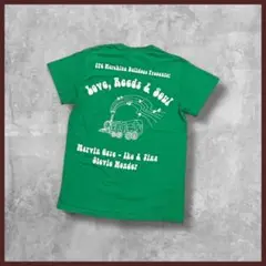 US古着 GILDAN ギルダン 両面プリント Tシャツ半袖 グリーン Sサイズ