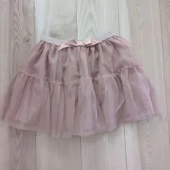 H&M ピンク チュールスカート